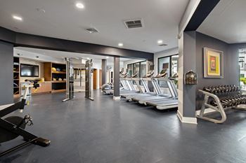 State Of The Art Fitness Facility at The Dartmouth North Hills Apartments, North Carolina